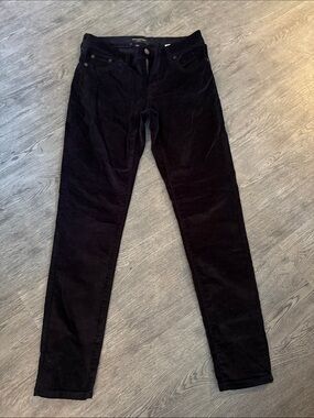 Banana Republic Black Corduroy Slim Trousers